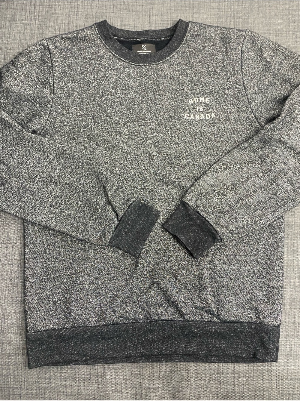 Unisex Grey Sweater - Home is Canada